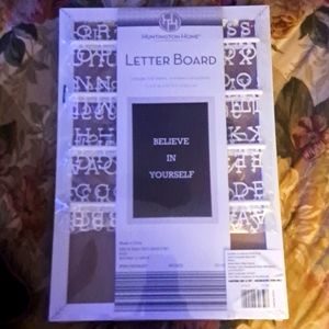 Letter board. New. With tags. Never opened.